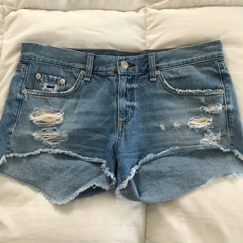 rag & bone Cutoff Denim Shorts